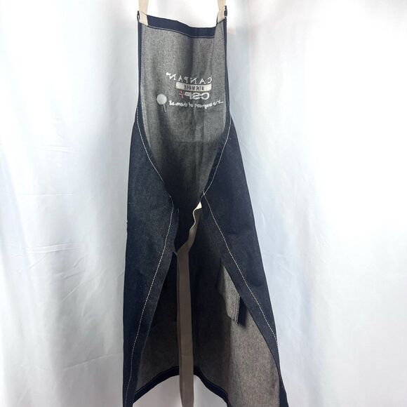 Sur La Table ScanPan Adjustable Chef Black Demin Apron - Picture 4 of 5